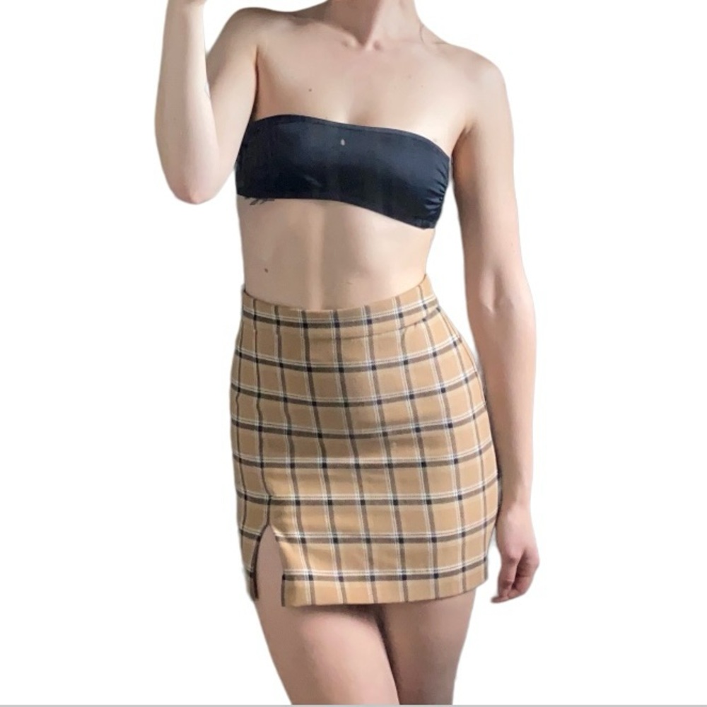Wilfred Plaid Mini Skirt